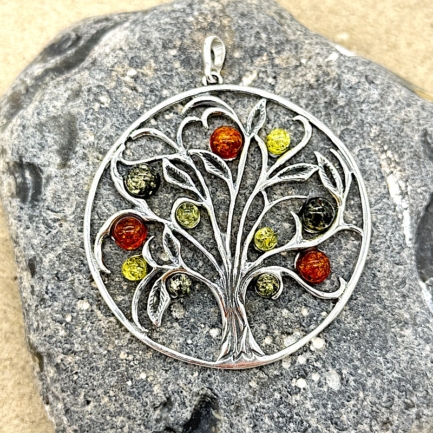 Großer Lebensbaum - 925er Sterling Silber