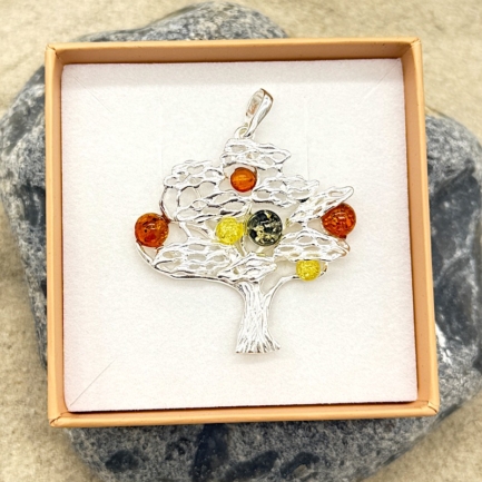 Verwunschener Windflüchter - 925er Sterling Silber - Bunt