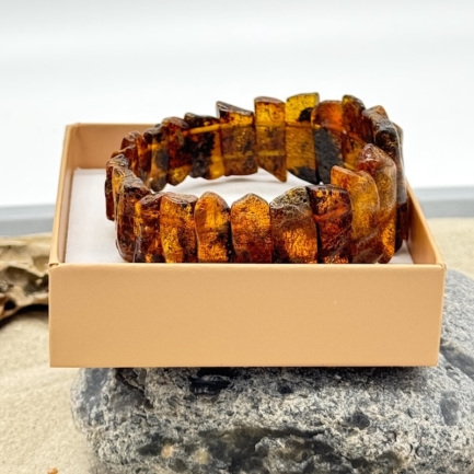 Exclusives Bernsteinarmband - "Natürlich"